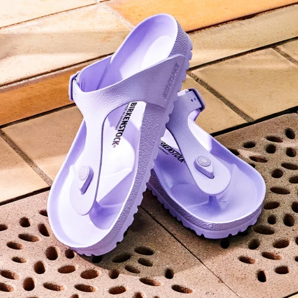 Birkenstock Lavender Purple EVA Thong Sandals